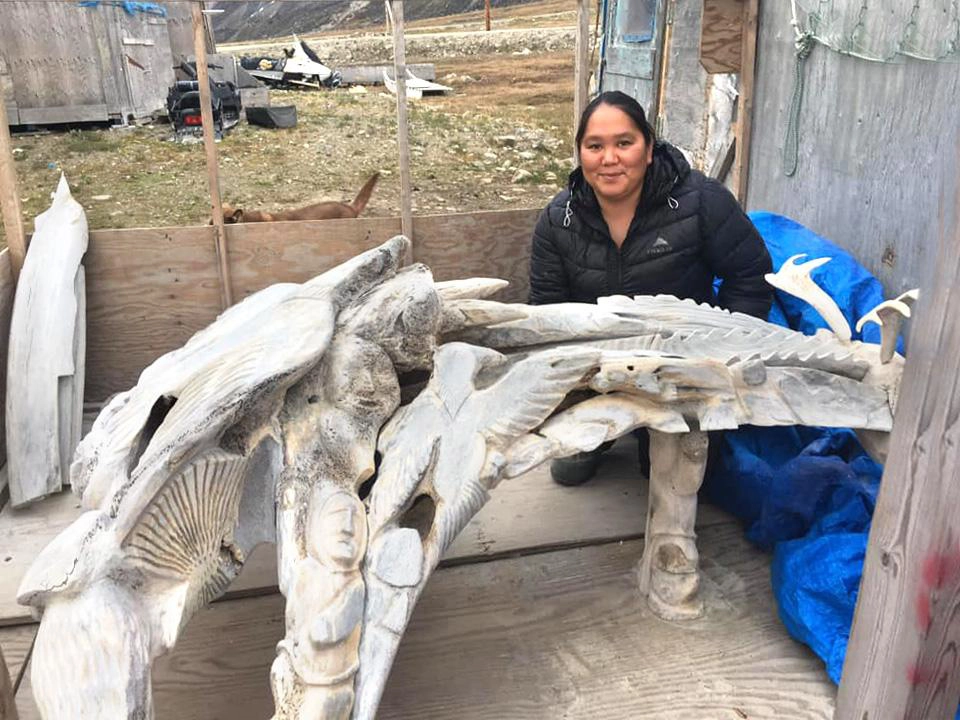 Soapstone Carving workshop with Jupa Ishulutak and Malaya Pitsiulak