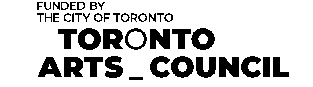 Funded by the City of Toronto, Toronto Arts Council logo
