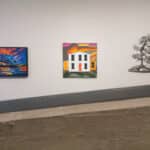 Installation view of KAST Selections exhibition. From Left: Paul Nabuurs, Bronson Smith, David Hickey
