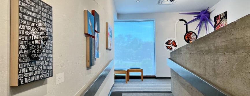 installation view of