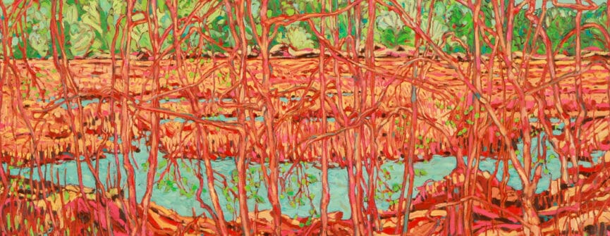 Marilyn Goslin, Millbrook Marsh, 2007, oil on canvas, purchased, 2008