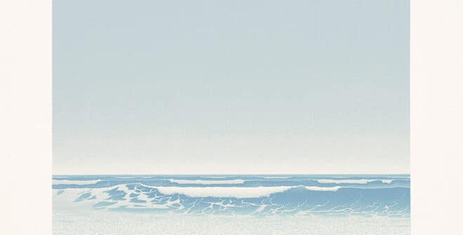 Christopher Pratt, Labrador Sea, 1980, silkscreen on paper, ed. 61/93, Gift of Bruno Morawetz, 1983