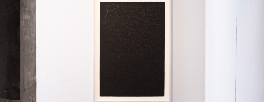 Tim Whiten, Magical Gestures, Lights and Incantations, 1982, graphite on drawing paper. Photo by Zach Ward