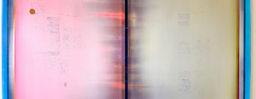Alice Teichert, Central Sun, 2023, acrylic on canvas