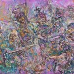 Antoine Mountain, The Ghost Parade, 2023, acrylic on canvas