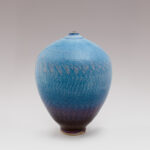 Don Clark, Don Clark, Blue Narrow Necked Vase, 2022, porcelain KAST2024